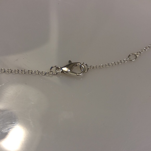 Upcycled vintage Pyrex Turquoise Snowflake handmade necklace pendant charm - Picture 4 of 6